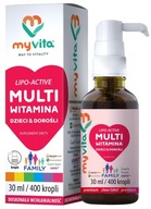 MYVITA MULTIWITAMINE DZIECI DOROŚLI KROPLE 30 ML