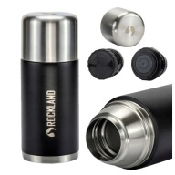 ACÉL TERMOSZ ROCKLAND POLARIS 0,7L SZÉLES, BÖGRÉVEL, HOSSZAN TARTÓ MELEG