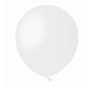 Balony Gemar białe 12 cm 100 szt.