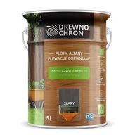 Drewnochron Impregnat Do Ochrony I Dekoracji Drewna Express Ogród Szary 2,5l