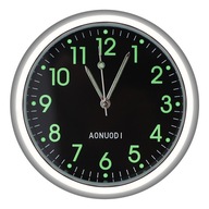 Zegar ścienny srebrny 4,2cm