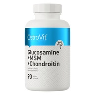 Suplement diety OstroVit Glucosamine + MSM + Chondroitin 90 tabletek