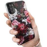 Plecki Caseline do Motorola Moto G71 5G etui różowe marmur bezbarwny