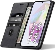 Etui z klapką Nela-Styl do SAMSUNG A55 5G sheep skin czarny