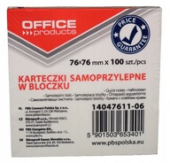 Karteczki samoprzylepne Office Products 100 kartek