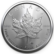 Kanadyjski Liść Klonowy 2022 srebro 31,1 g próba 999,9