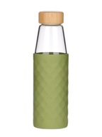 Bidon EKO Butelka szklana z silikonem 500 ml CARO