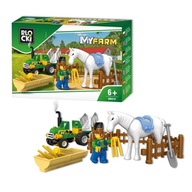 MyFarm Blocki építőkockák - Kis traktor 43 db-os