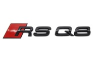 Эмблема логотип зад audi rsq8 черный фото, цена