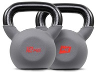 Kettlebell 12kg kettle odważnik żeliwny ciężarek