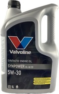 Olej silnikowy Valvoline SYNPOWER 5W30 XL-III C3 OLEJ 5W-30 5 l 5W-30