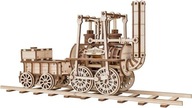 EWA Drevené puzzle 3D lokomotíva