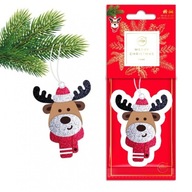 VIANOČNÁ VONNÁ PRÍVESKA XMASS CELLULOSE REINDEER FOREST SOB