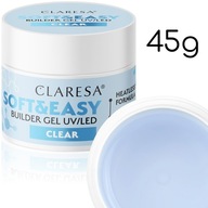 CLARESA Żel Budujący SOFT&EASY BUILDER GEL CLEAR 45G