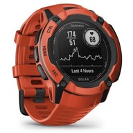 Smartwatch Garmin Instinct 2 Solar czerwony