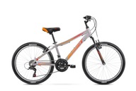 Rower MTB Romet Rambler 24 rama 13 cali koło 24 " szary