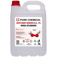 Woda utleniona 3% Nadtlenek wodoru 3% Pure Chemical 5000 ml