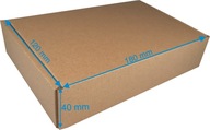 Karton fasonowy 18 cm x 12 cm x 4 cm 380 g/m² 40 szt.