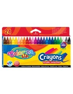 Kredki Colorino Kids świecowe woskowe 24 kolory