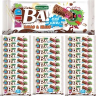 Baton zbożowy dla dzieci bez cukru Bakalland Ba! Kids kakao i mleko 25x25g