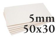 6x Brezová preglejka - 5 mm - 500 x 300 - Iba drevo