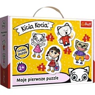 Puzzle Trefl Moje pierwsze puzzle 18 elementów Moje pierwsze puzzle Kicia Kocia 36088