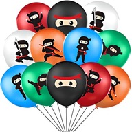 LATEX LUFI NINJA NINJAGO SZÜLINAPI PARTY Lufik 12 DB