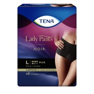 TENA Lady Pants Plus Noir Czarne L 8 szt