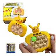 Pop it gra pikachu zręcznościowa elektroniczna pokemon popit + baterie