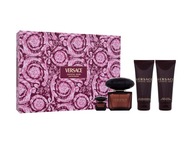 Versace Crystal Noir edp 90ml + Mleczko 100ml + Żel 100ml + edp 5ml