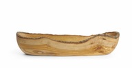 Miska podłużna z drewna oliwnego HENDI 400x90x(H)80mm