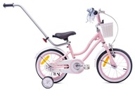 Rower Sun Baby Heart Bike 14" Biały, Różowy