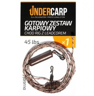 Przypon Undercarp Zestaw chod rig z leadcorem 20 kg 100 cm