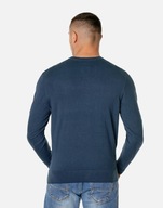 Megitarnow Sweter męski V-neck S1S niebieski serek/dekolt V rozmiar L