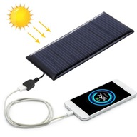 2X PANEL SOLARNY 5V POWERBANK USB ŁADOWARKA