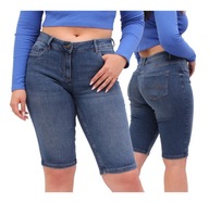 FIRI spodenki damskie jeansowe przed kolano bawełna rozmiar 40