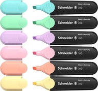Zakreślacz różne kolory Schneider 6 szt.