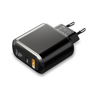 Ładowarka sieciowa CH-7170 , USB typ C uniwersalna 3000 mA 12 V