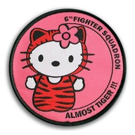 Nášivka Hello Kitty 6. stíhacej letky