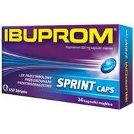 Ibuprom Sprint Kapsułki miękkie 24 kapsułki 24 szt. kapsułki