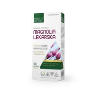 Medica Herbs Magnolia Lekarska 225 mg 60 kaps DOBRE SAMOPOCZUCIE STRES