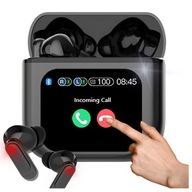 BEZDRÁTOVÁ sluchátka do uší DRMZ s mikrofonem, USBC, černá