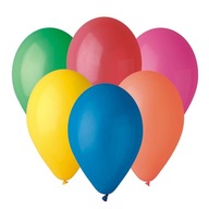 Balony lateksowe Gemar wielokolorowe 10" 100 sztuk