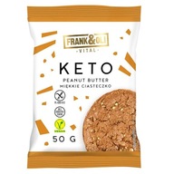 Ciasteczko Frank&Oli Keto masło orzechowe 50 g