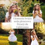 Lightroom Presety DNG Sesja Komunia - 10 sztuk