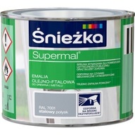 Emalia olejno-ftalowa Śnieżka Supermal Stalowy 0,2 l