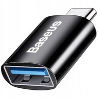 Przejściówka USB-A - USB-C Baseus ZJJQ000001 czarna