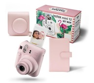 Appareil photo instantané Fujifilm Pack Noel Instax Mini 12 Lilas + Pack film  Instax Mini 10 vues + Guirlande Led Multicolore - 70100161452