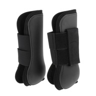 1 Leg Boots Hind Or Front Leg Wraps Black Fore Foot