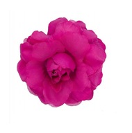 Broszka Przypinka Kwiat Róza materiałowa Fuksja /2831